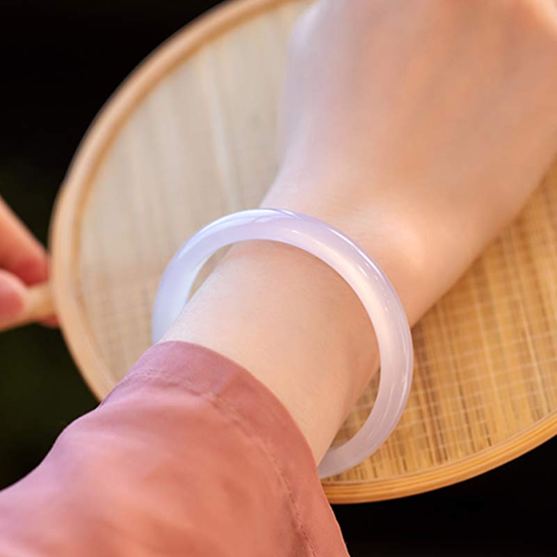 Chalcedon Harmonie Armband Positive Energie Armreif 54mm