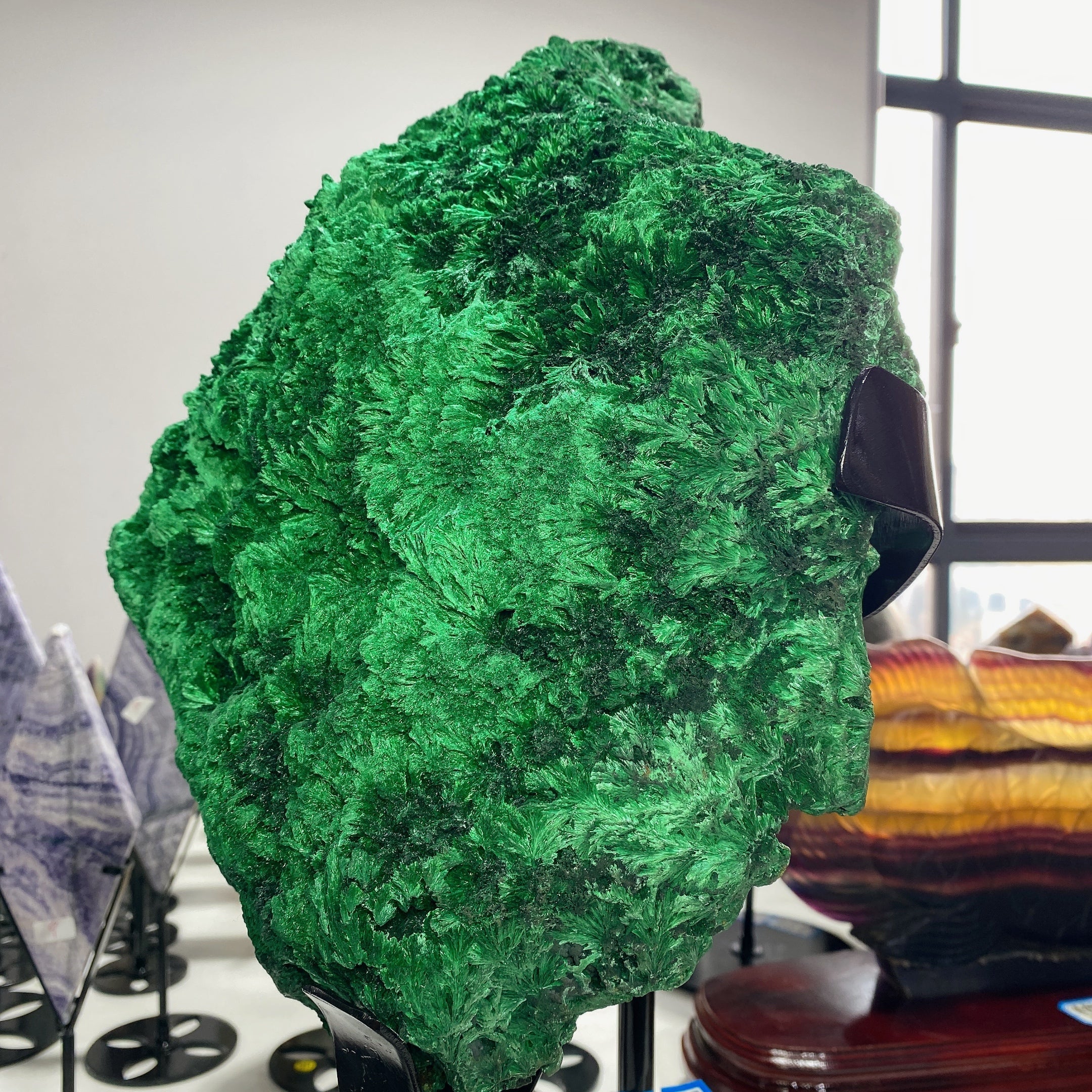 42cm Large Raw Malachite Crystal Specimen for Healing