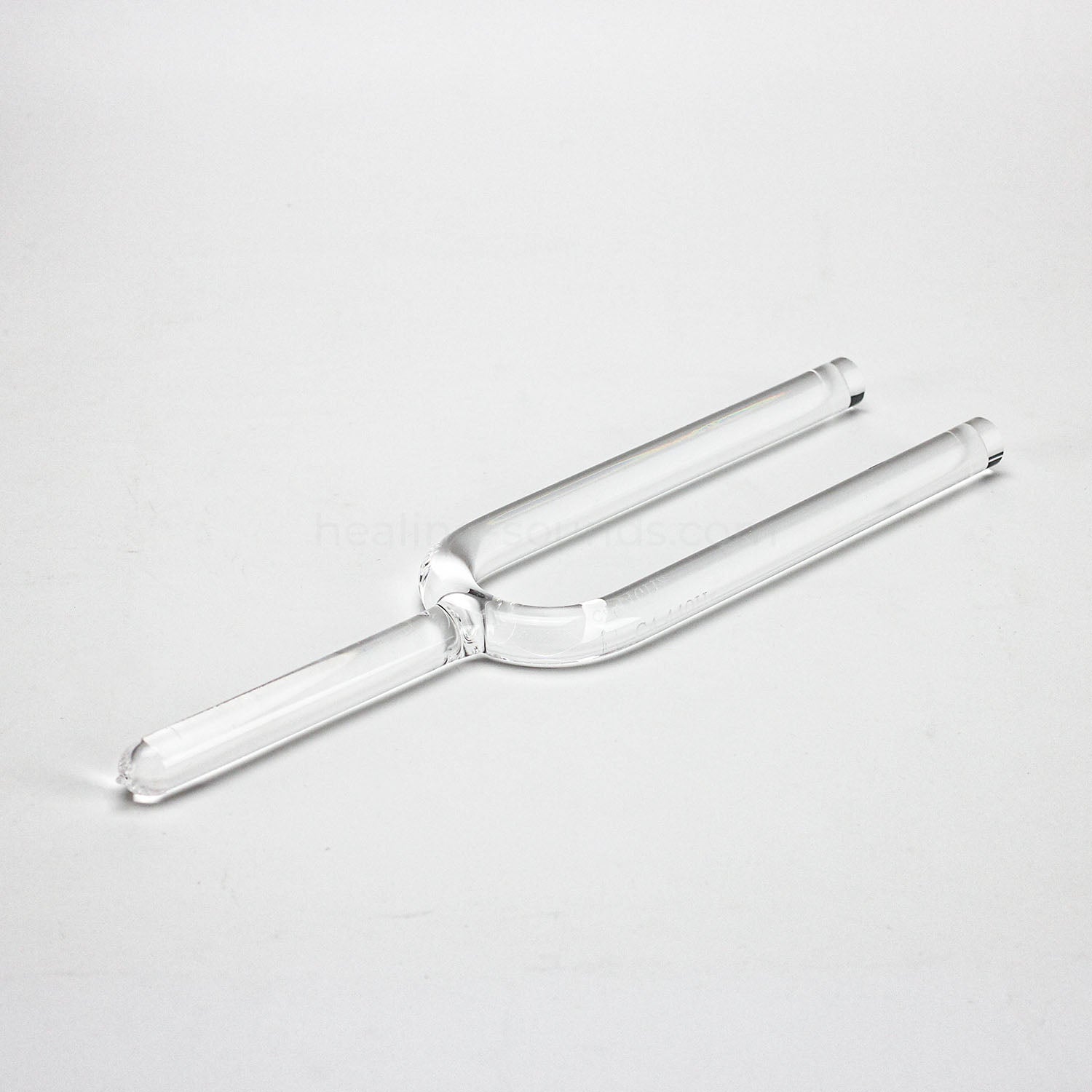 432 Hz Stimmgabel aus klarem Kristall zur Heilung