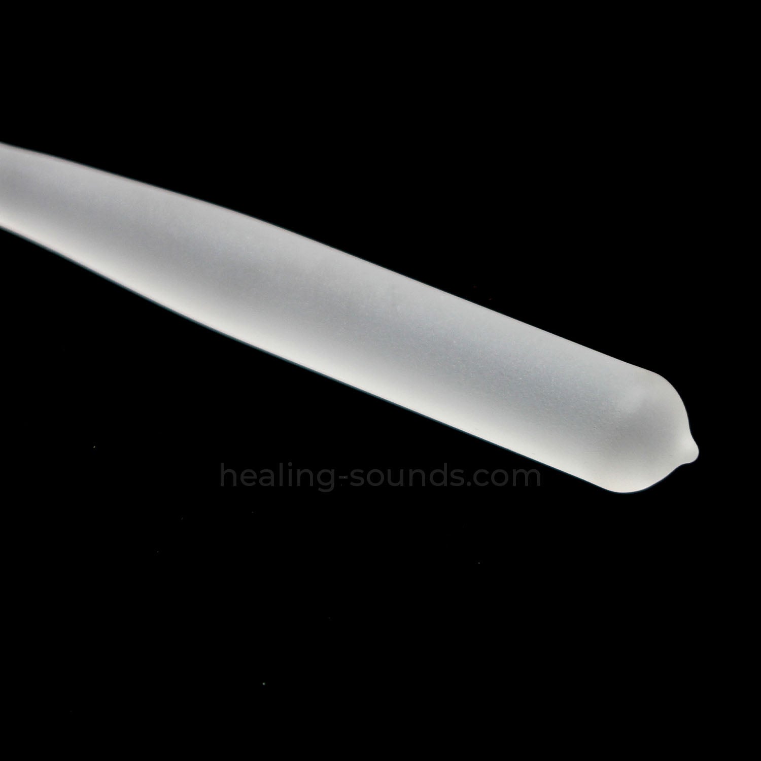 432 Hz Stimmgabel-Set aus mattiertem Kristall mit Etui – 8-teilig – 10 mm/20 mm