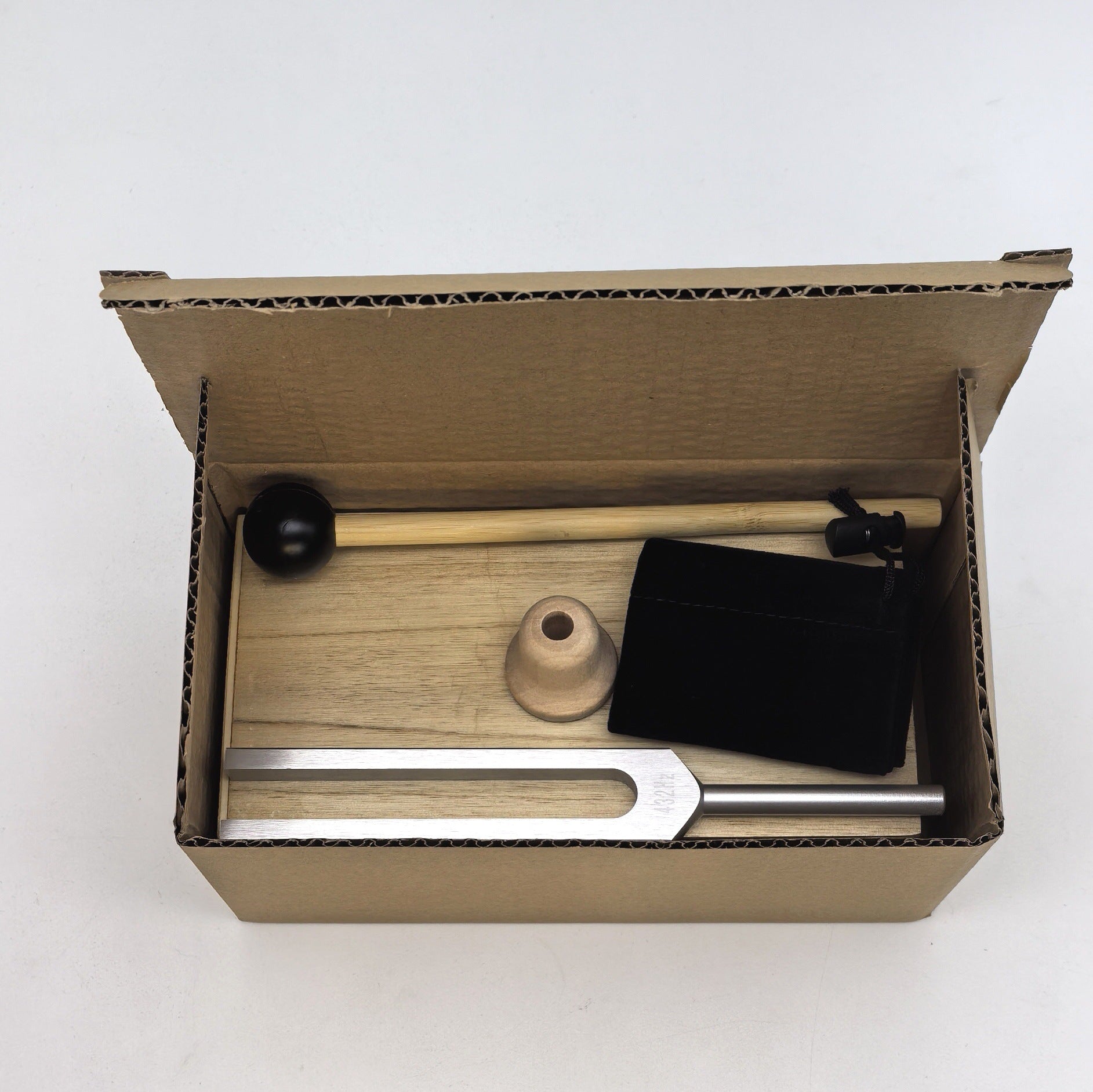 432 Hz Stimmgabel mit Resonanzkasten