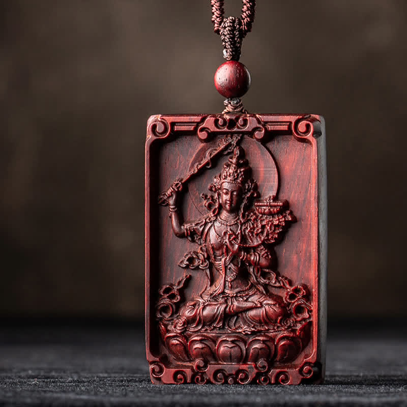 Chinese Zodiac Red Sandalwood Protection Necklace