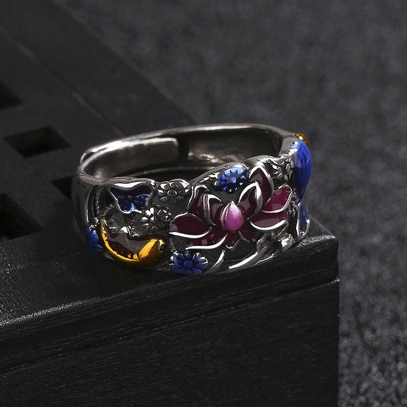 Adjustable Copper Koi Fish Luck & Wealth Ring