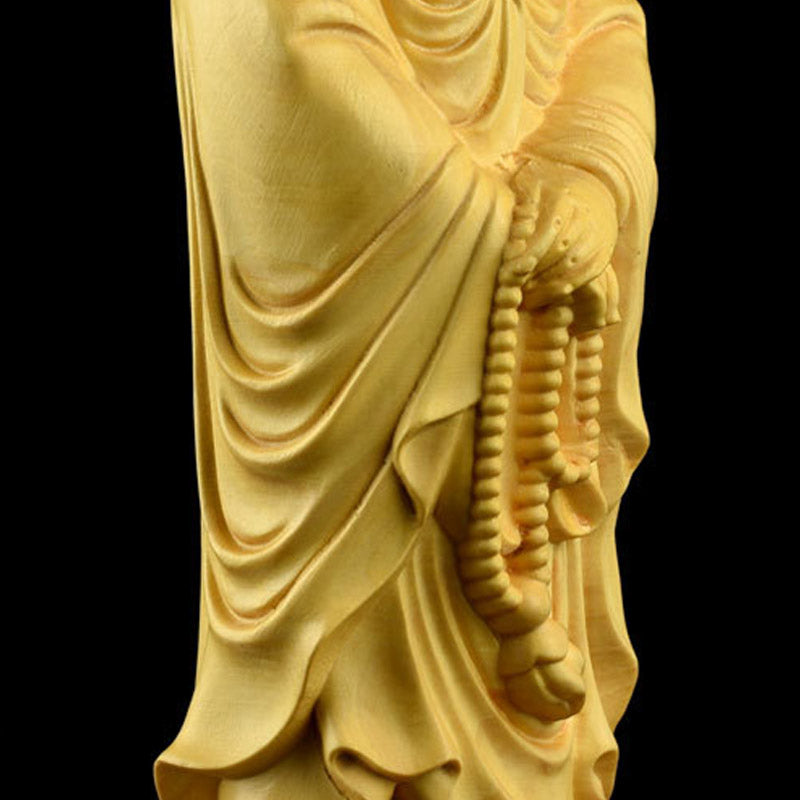 Avalokitesvara Boxwood Zen Blessing Home Decoration