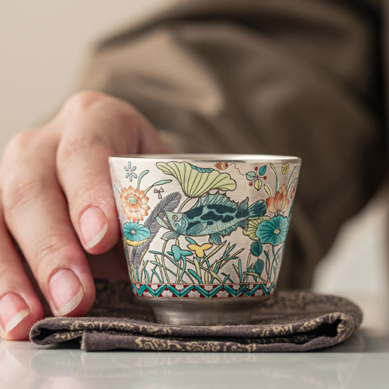 45 ml chinesische Keramik-Teetasse mit Geschenkbox für die Gongfu-Zeremonie