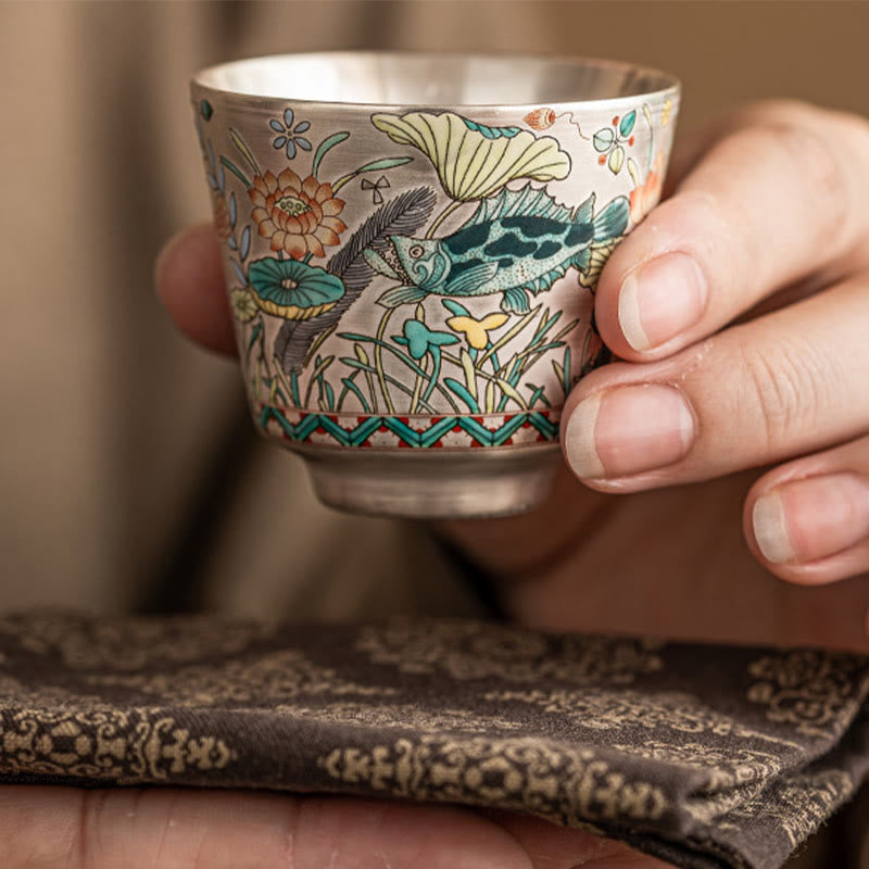 45 ml chinesische Keramik-Teetasse mit Geschenkbox für die Gongfu-Zeremonie