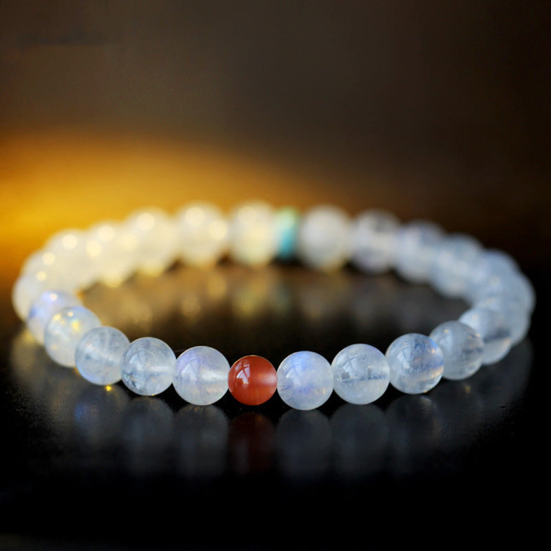 6mm Moonstone Calm Healing Bracelet | Positive Energy