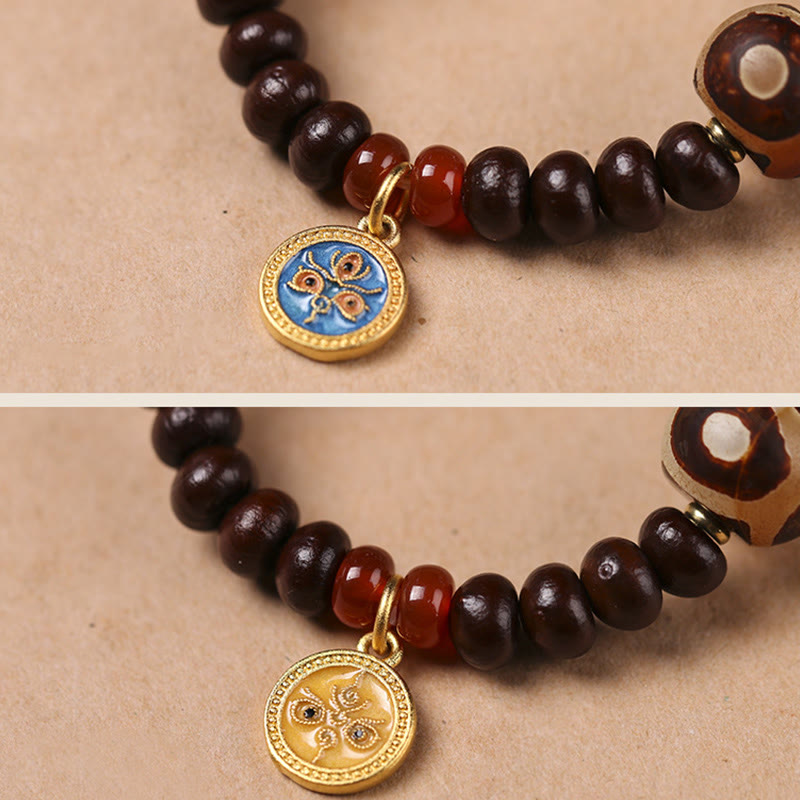 Purple Bodhi Seed Wisdom Bracelet | Spiritual Protection Bead