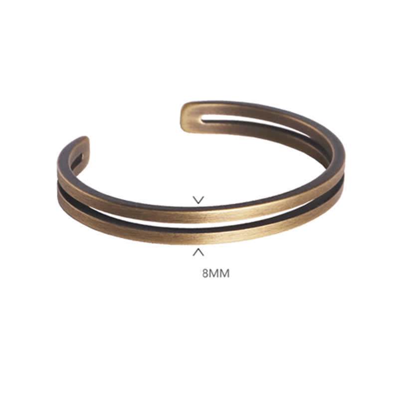 Rustic Copper Luck Viking Spiritual Bracelet Adjustable