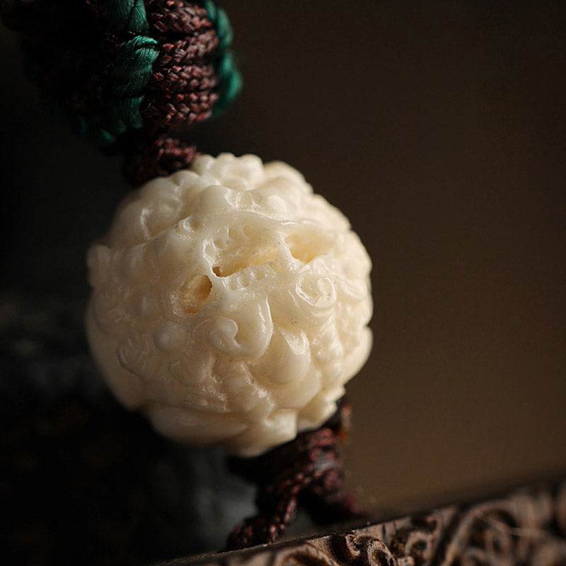 Chinesisches Sternzeichen Adlerholz PiXiu Drache Frieden Halskette Anhänger