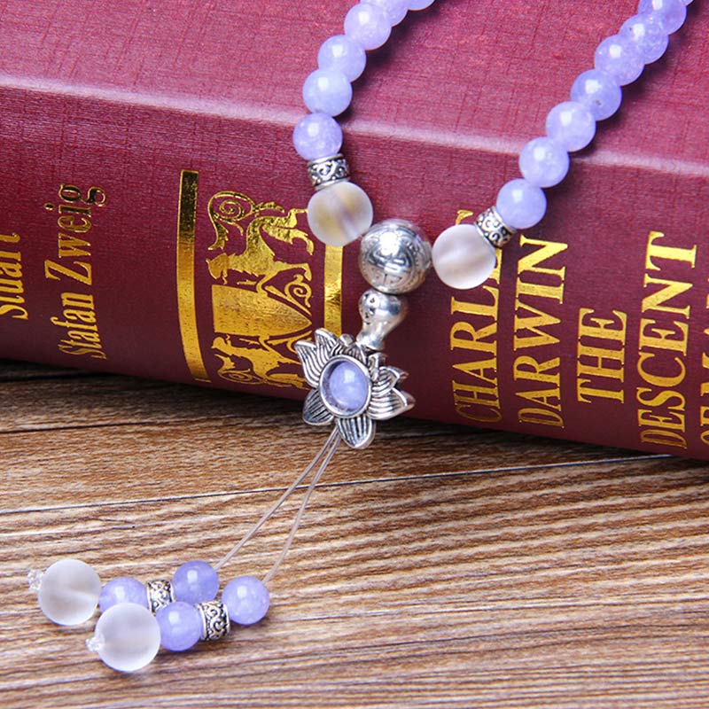 Purple Jasper Strength Bracelet Mala 108 Beads