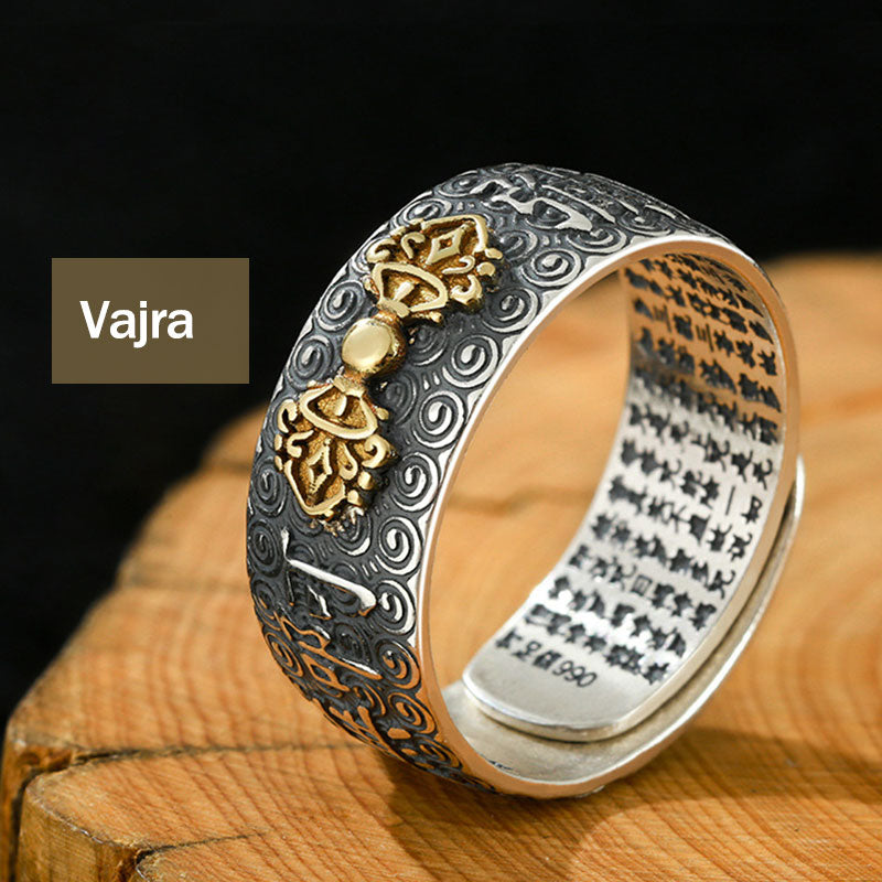 Copper Chinese Zodiac Adjustable Wealth Luck Ring