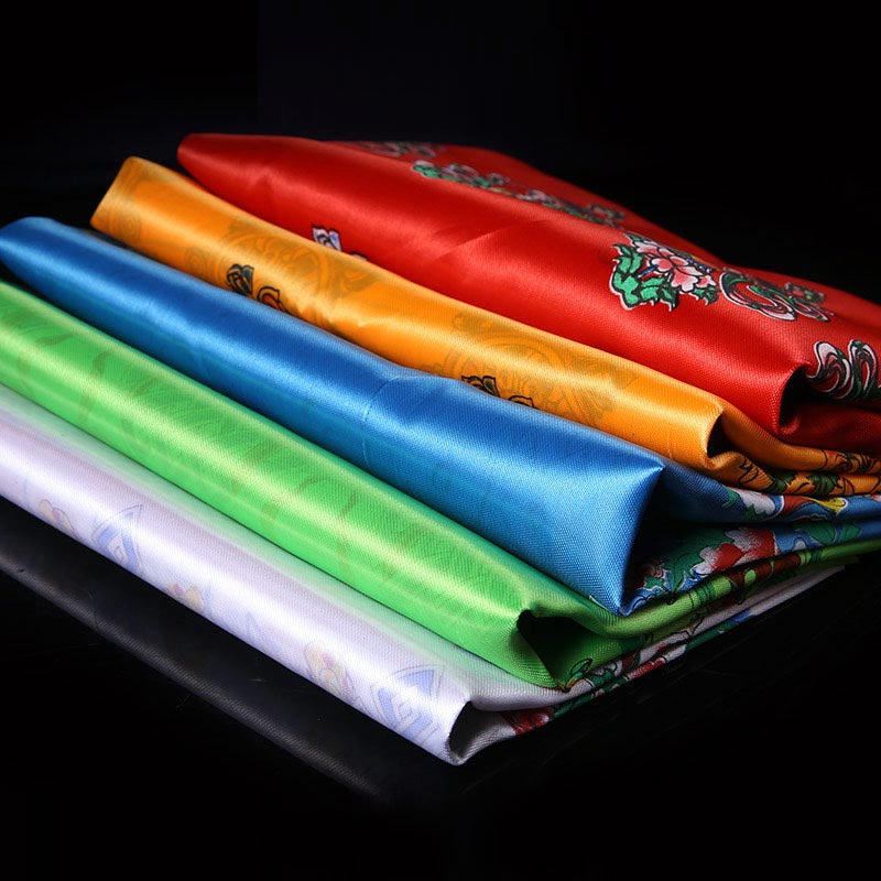 Tibetischer Glückssegen-Khata-Schal, 240 cm, Zen-Dekor