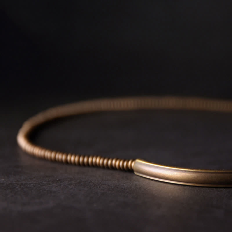 Lava Rock Copper Unisex Spiritual Support Bracelet