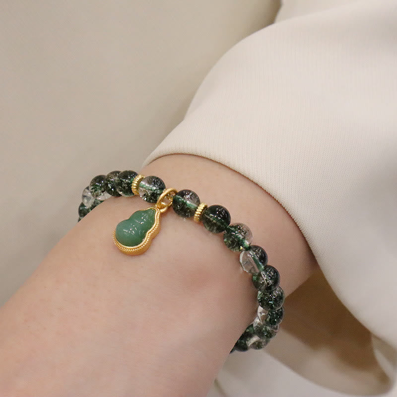 6.5mm Green Phantom Confidence Spiritual Bracelet