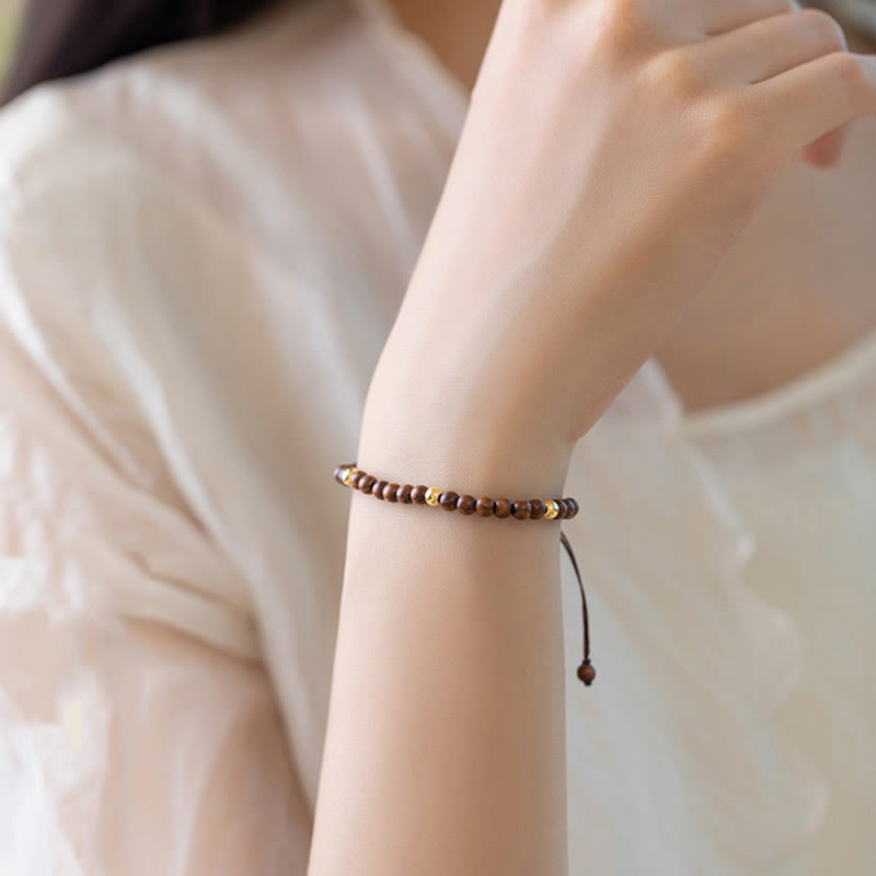 4 mm Sandelholz-Schutzarmband