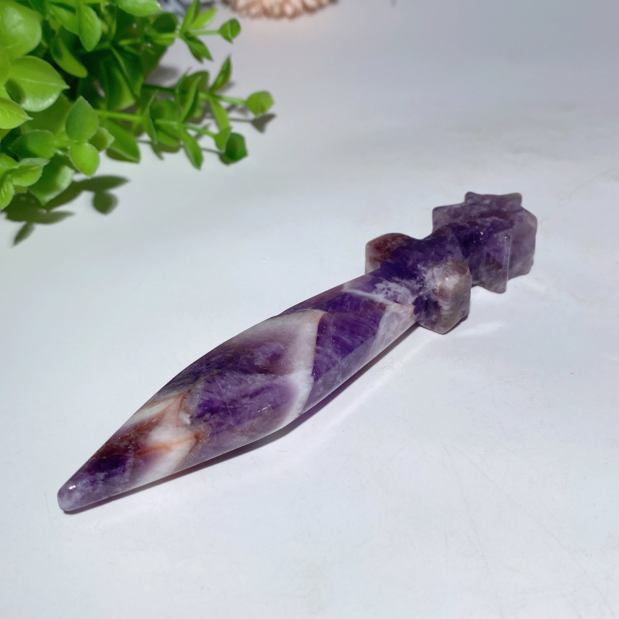 5.1 inch Mixed Crystal Sword Carvings Figurines