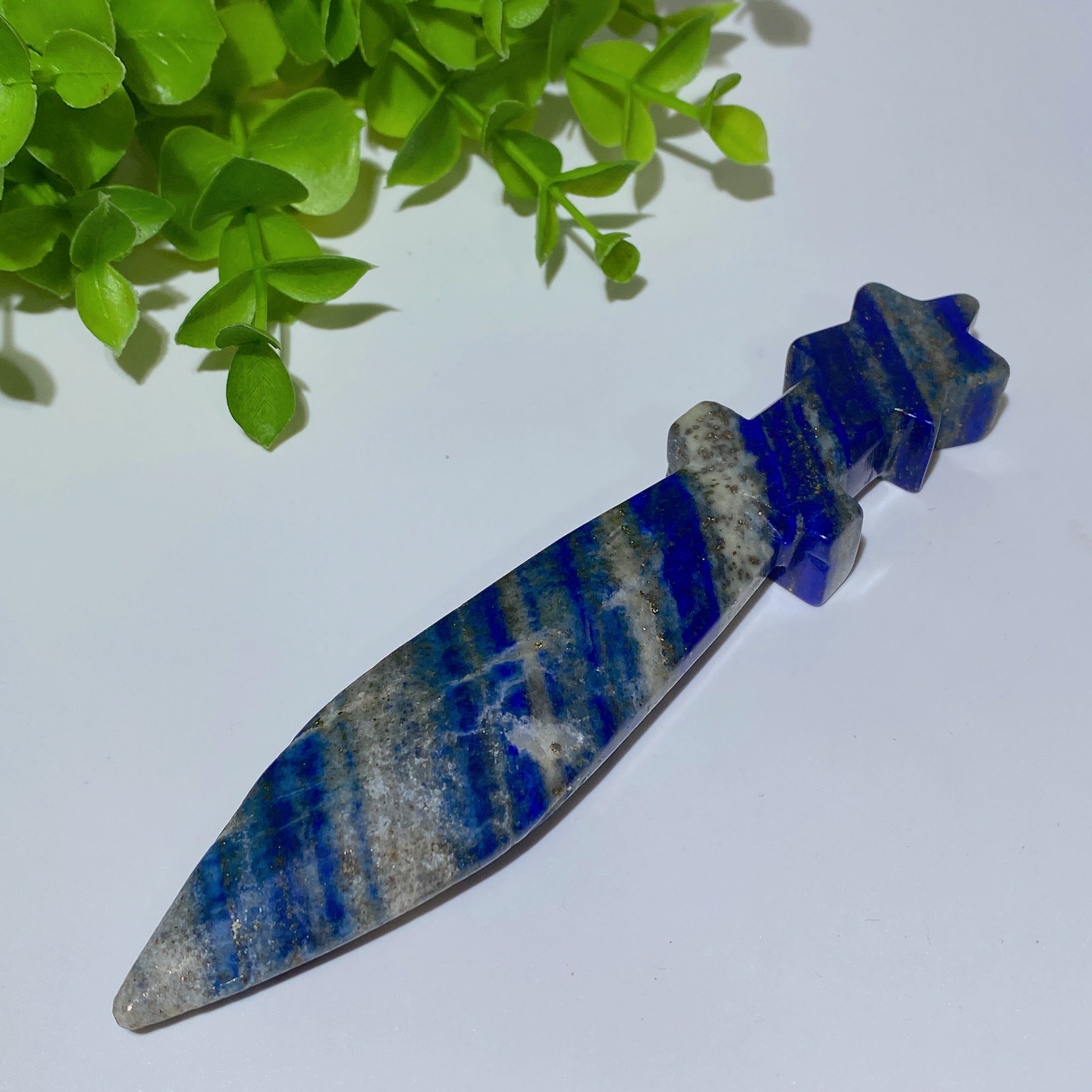 5.1 inch Mixed Crystal Sword Carvings Figurines