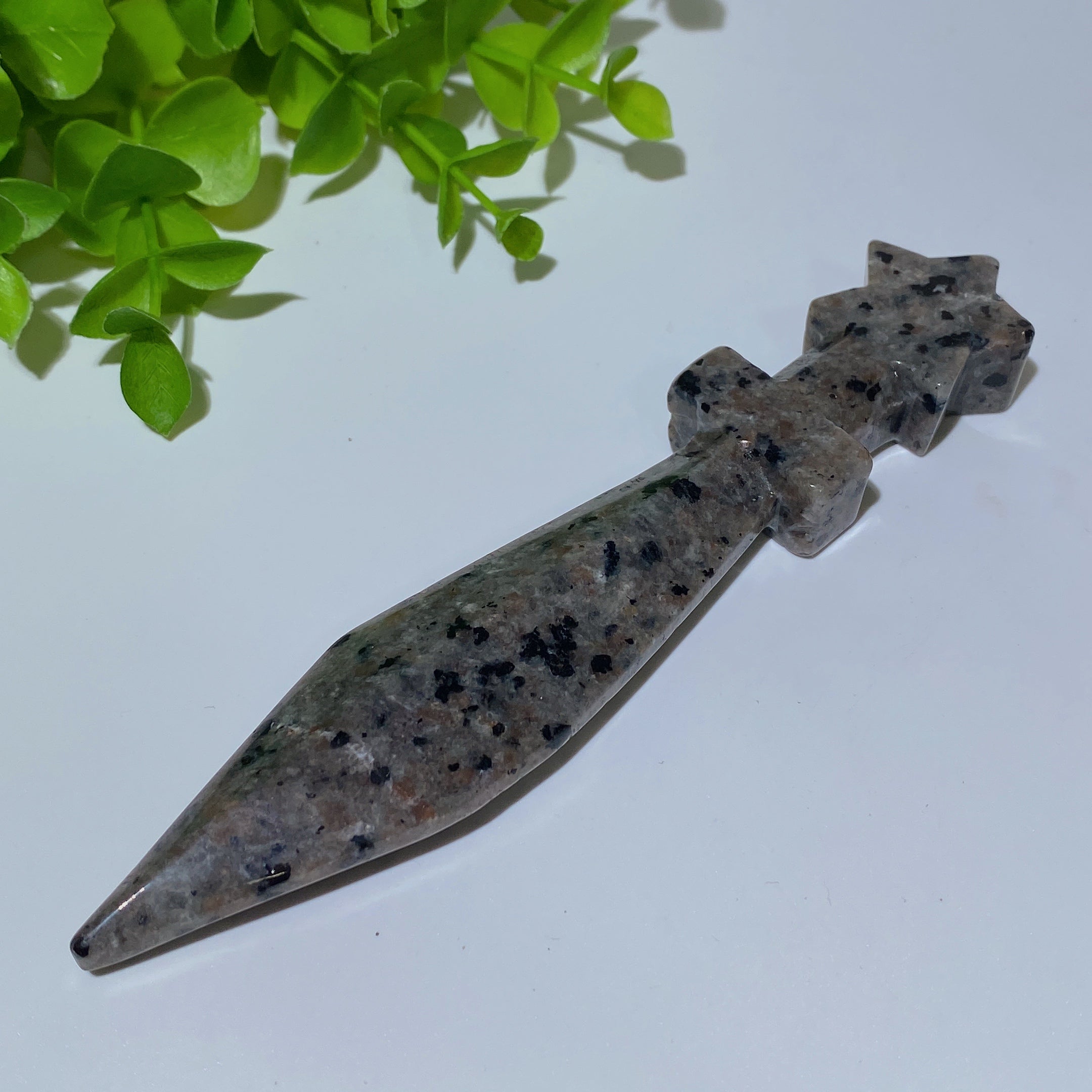 5.1 inch Mixed Crystal Sword Carvings Figurines