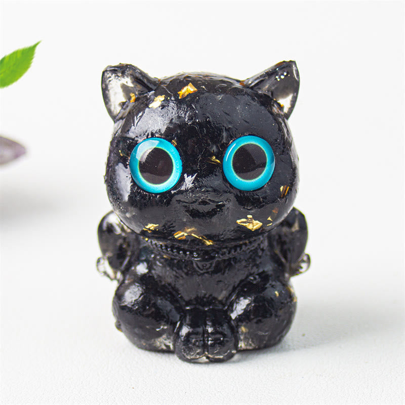 5,5 cm große Feng-Shui-Dekoration aus Kristallharz für positive Energie im Haus