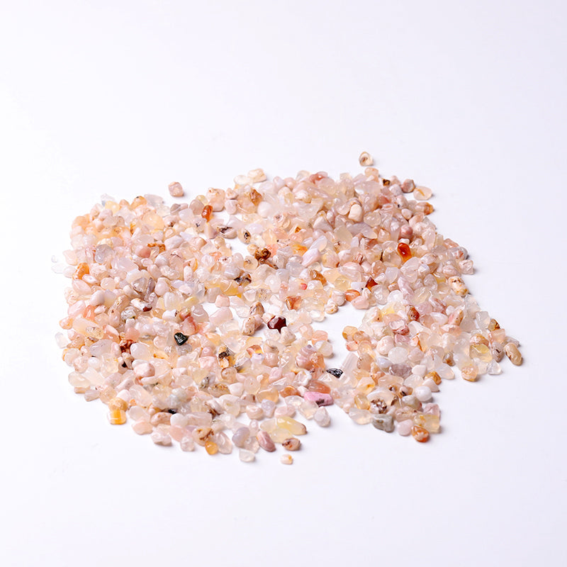 5-7mm High Quality Flower Agate Tumbled Stones for Healing