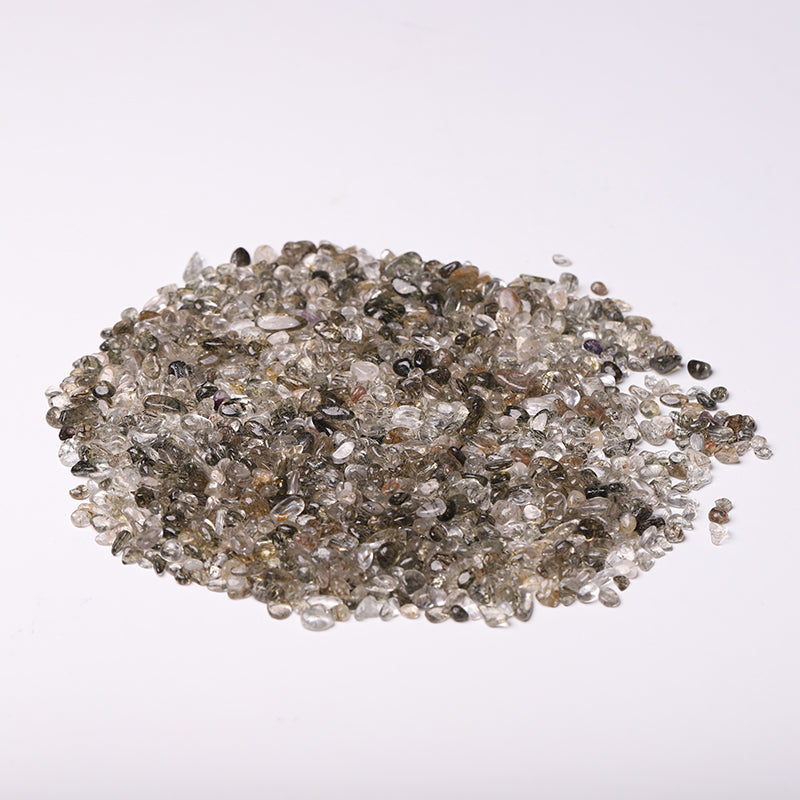 5-7mm Natural Rutilated Quartz Chips for Crystal Healing