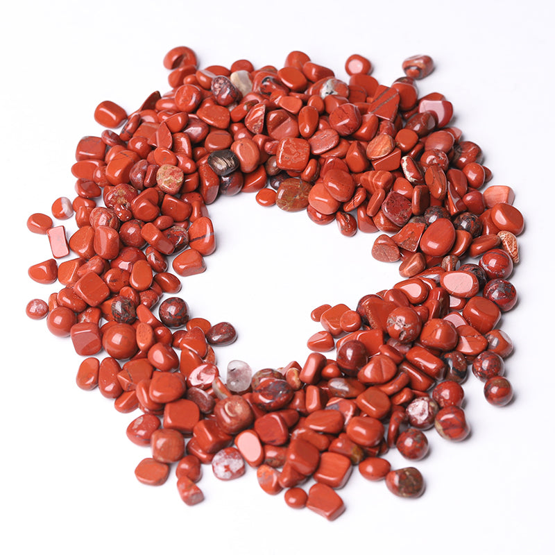 5-7mm Red Jasper Healing Crystal Chips for Energy Balance