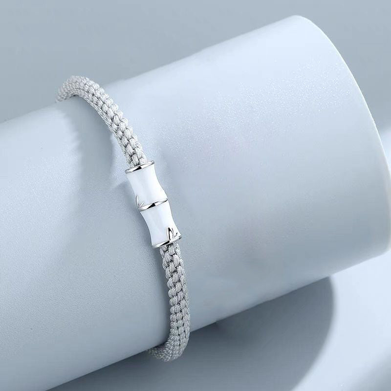 Copper Bamboo Couple Rope Bracelet for Spiritual Healing