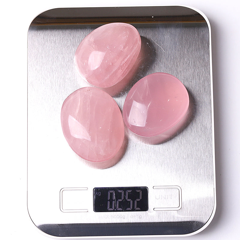 50mm Rose Quartz Tumbled Stones for Healing & Decoration