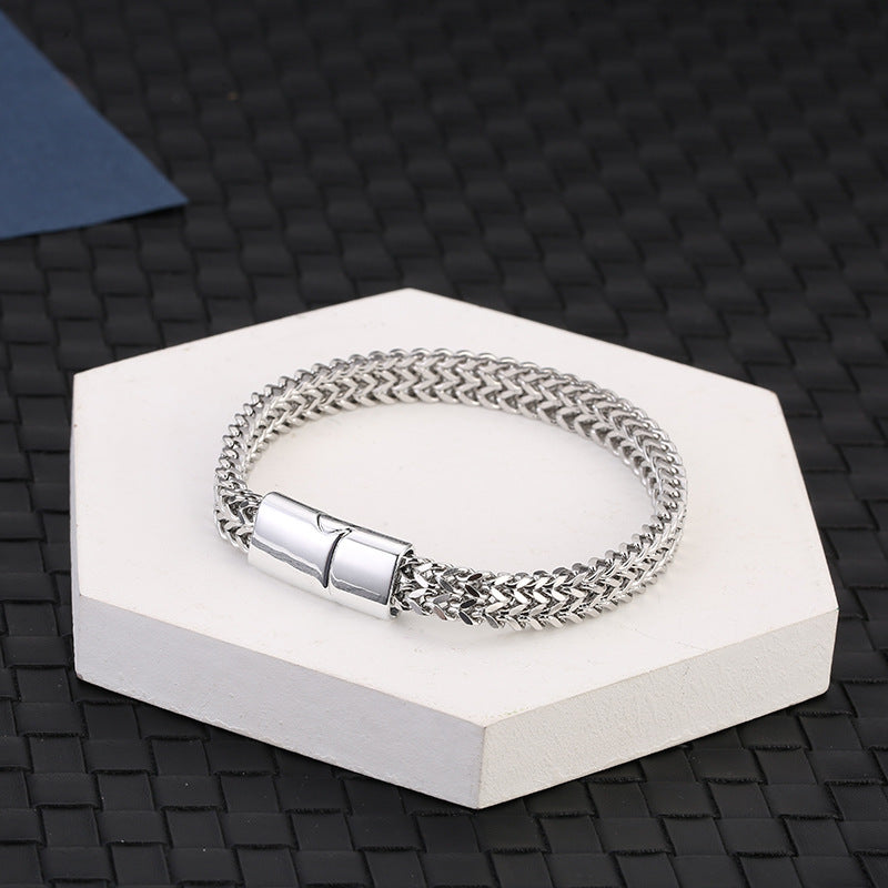 Titanium Steel Magnetic Buckle Spiritual Balance Bracelet