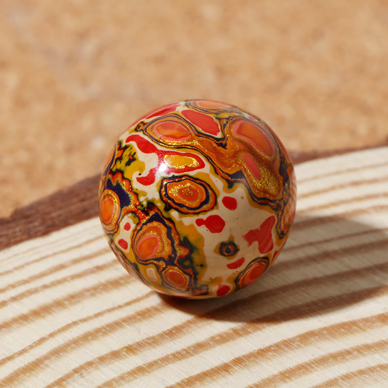 Spiritual Natural Lacquer Beads Calm Bracelet 16mm