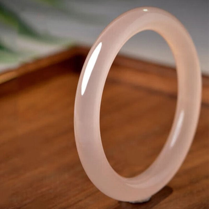 52 mm rosa Jade-Armband zur Selbstliebe für Harmonie und Frieden