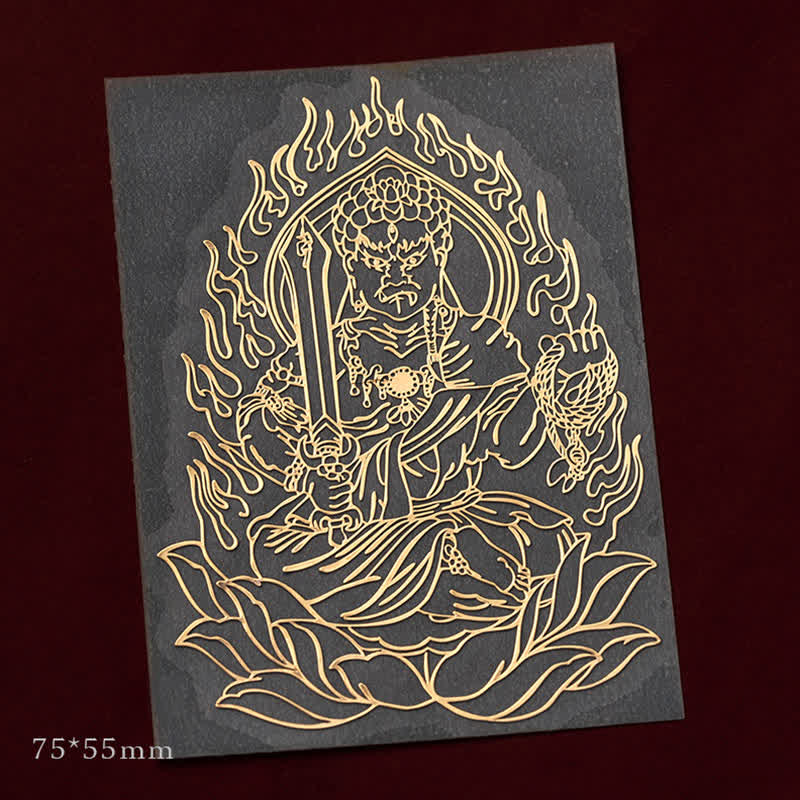 Chinesischer Sternzeichen Segen Reichtum Handyaufkleber | Spirituelles Glück