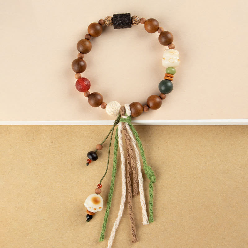 Lightning Strike Wood Spiritual Protection Bracelet 10mm