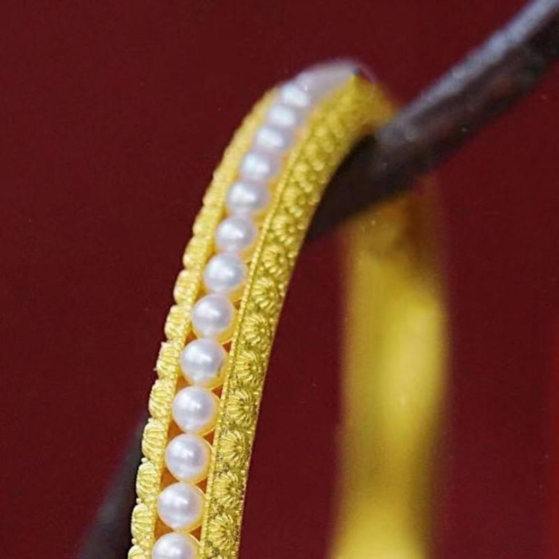 56 mm Kupferperlen-Heilungsarmband