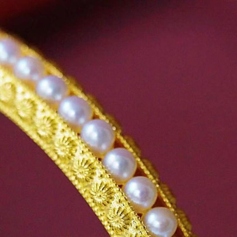 56 mm Kupferperlen-Heilungsarmband