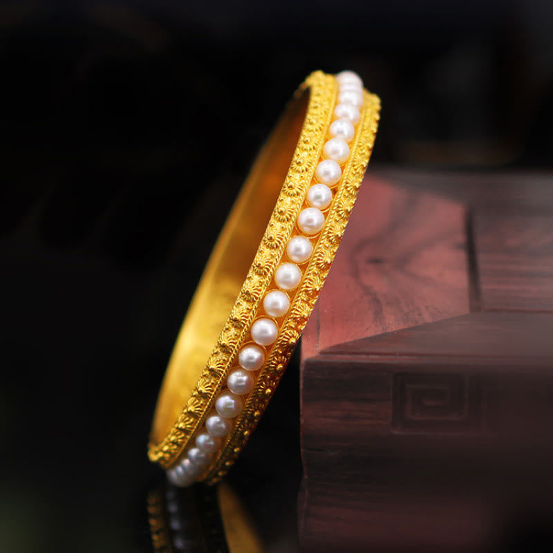 56 mm Kupferperlen-Heilungsarmband