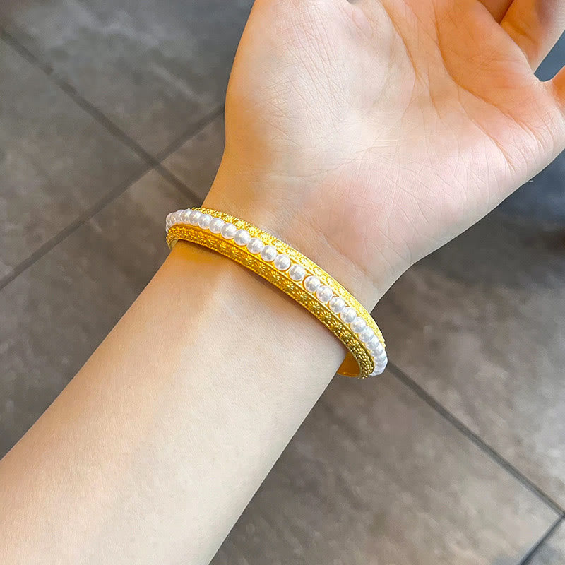 56 mm Kupferperlen-Heilungsarmband