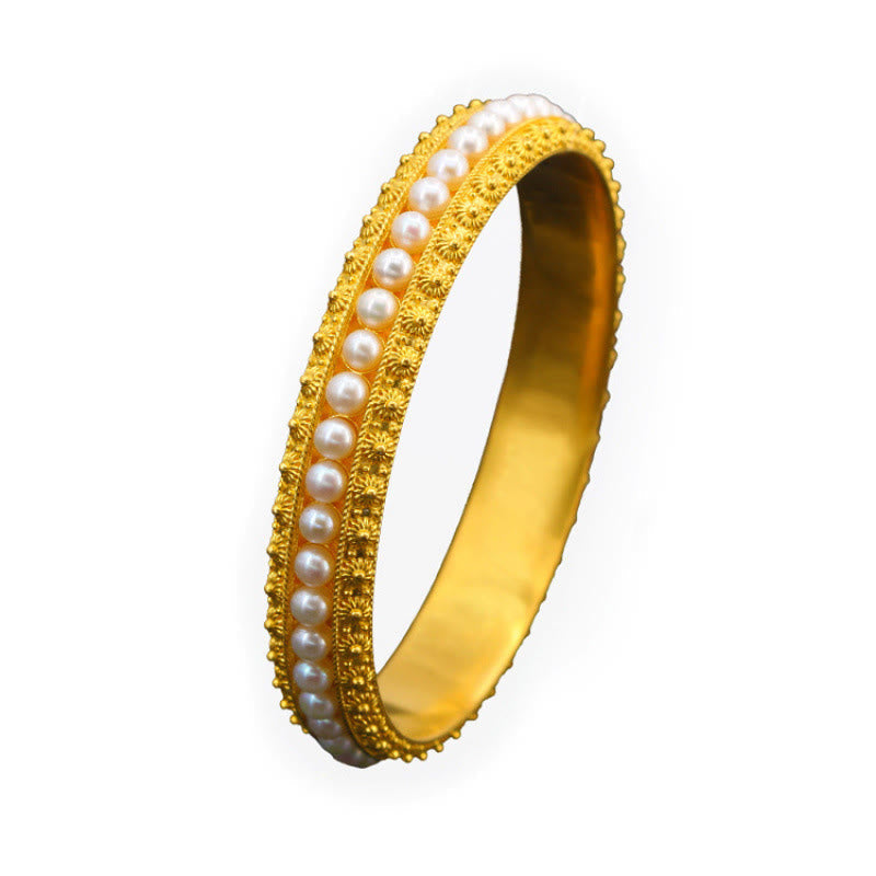 56 mm Kupferperlen-Heilungsarmband