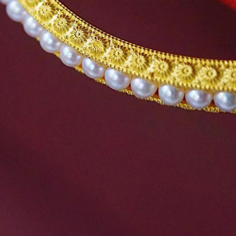 56 mm Kupferperlen-Heilungsarmband