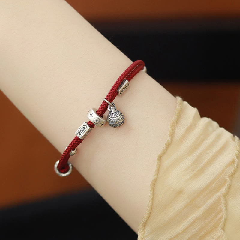 925 Sterling Silver Koi Fish Bracelet for Prosperity & Luck
