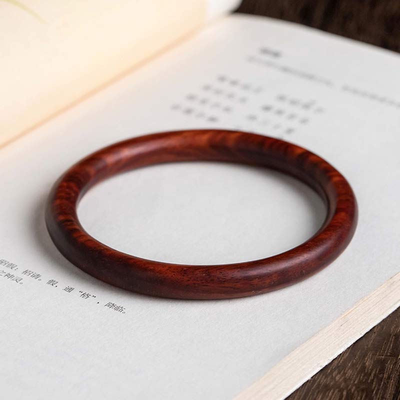Unisex Small Leaf Red Sandalwood Protection Bracelet 54mm