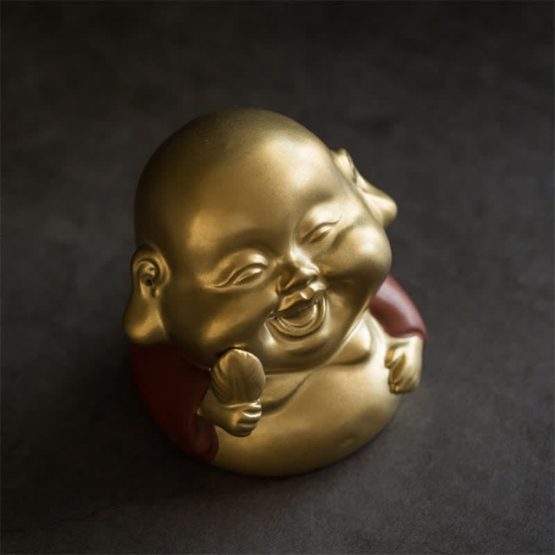 Little Buddha Ceramic Incense Burner for Healing & Meditation
