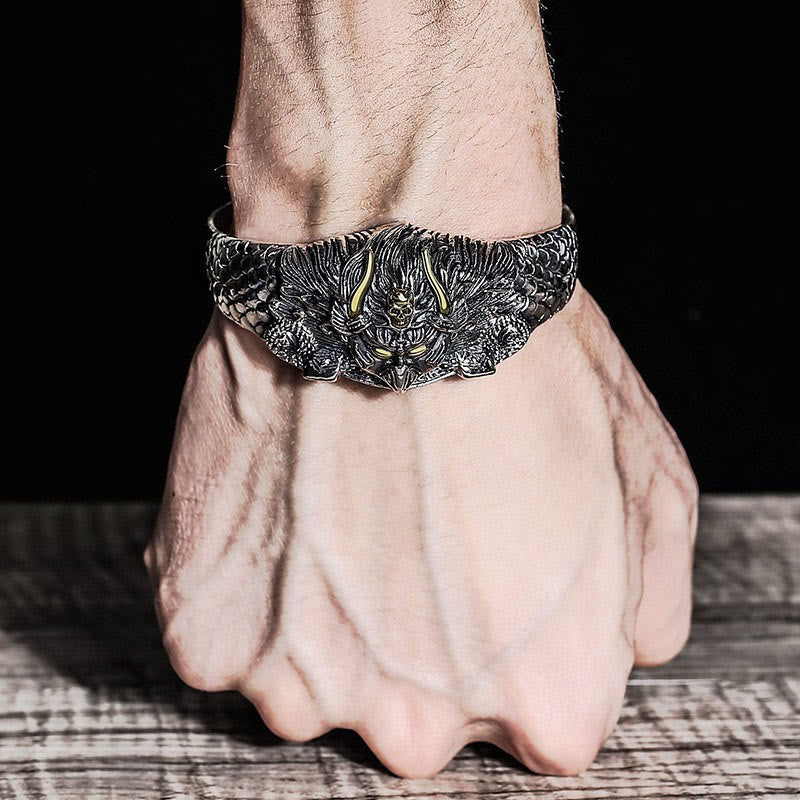 Copper Spiritual Bracelet Bangle for Wisdom and Protection