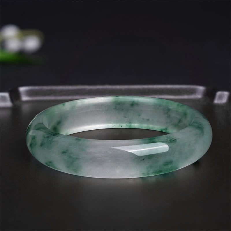 58 mm Jade-Armreif für Glück, Wohlstand und Fülle