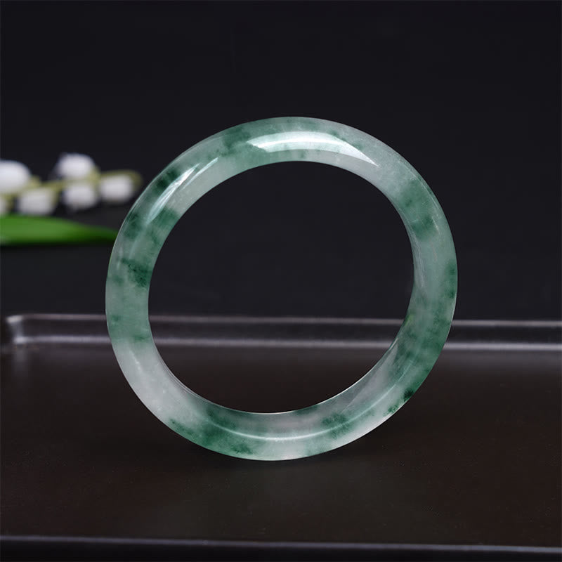 58 mm Jade-Armreif für Glück, Wohlstand und Fülle