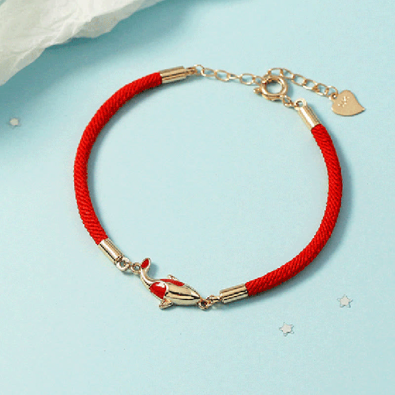 Copper Koi Fish Jewelry Set | Necklace Bracelet Earrings