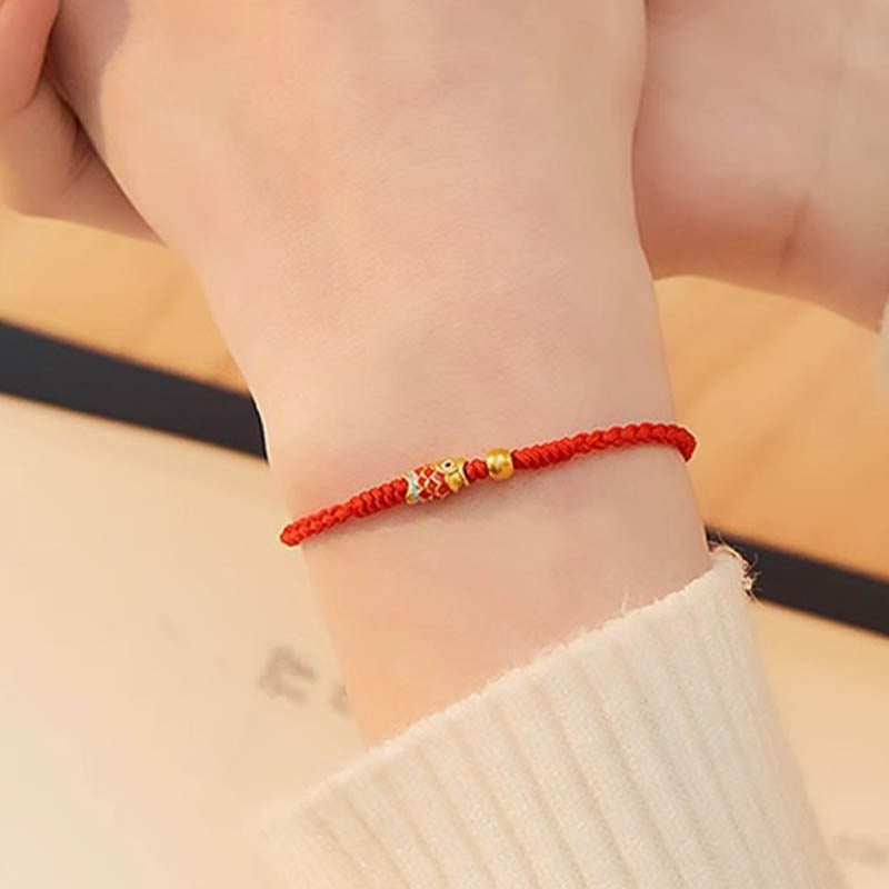 925 Sterling Silver Koi Fish Bracelet for Wealth & Success