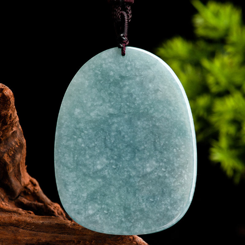 Natürliche Jade Ganesh Schutzkette | Elefanten-Amulett