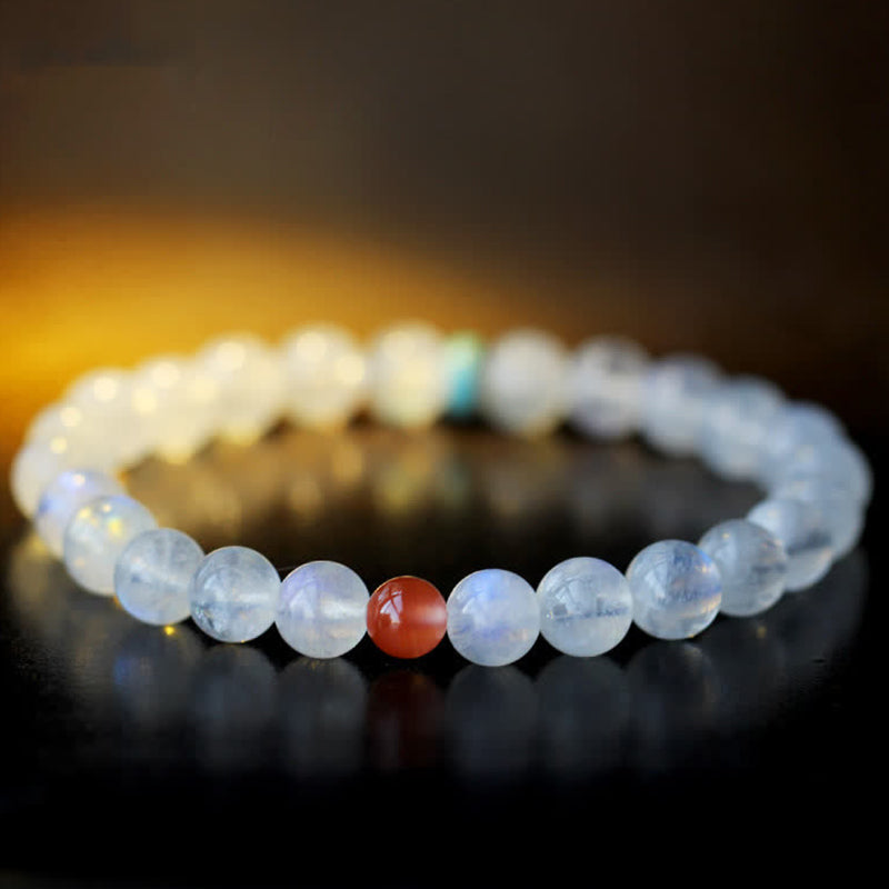 6mm Moonstone Calm Healing Bracelet | Positive Energy